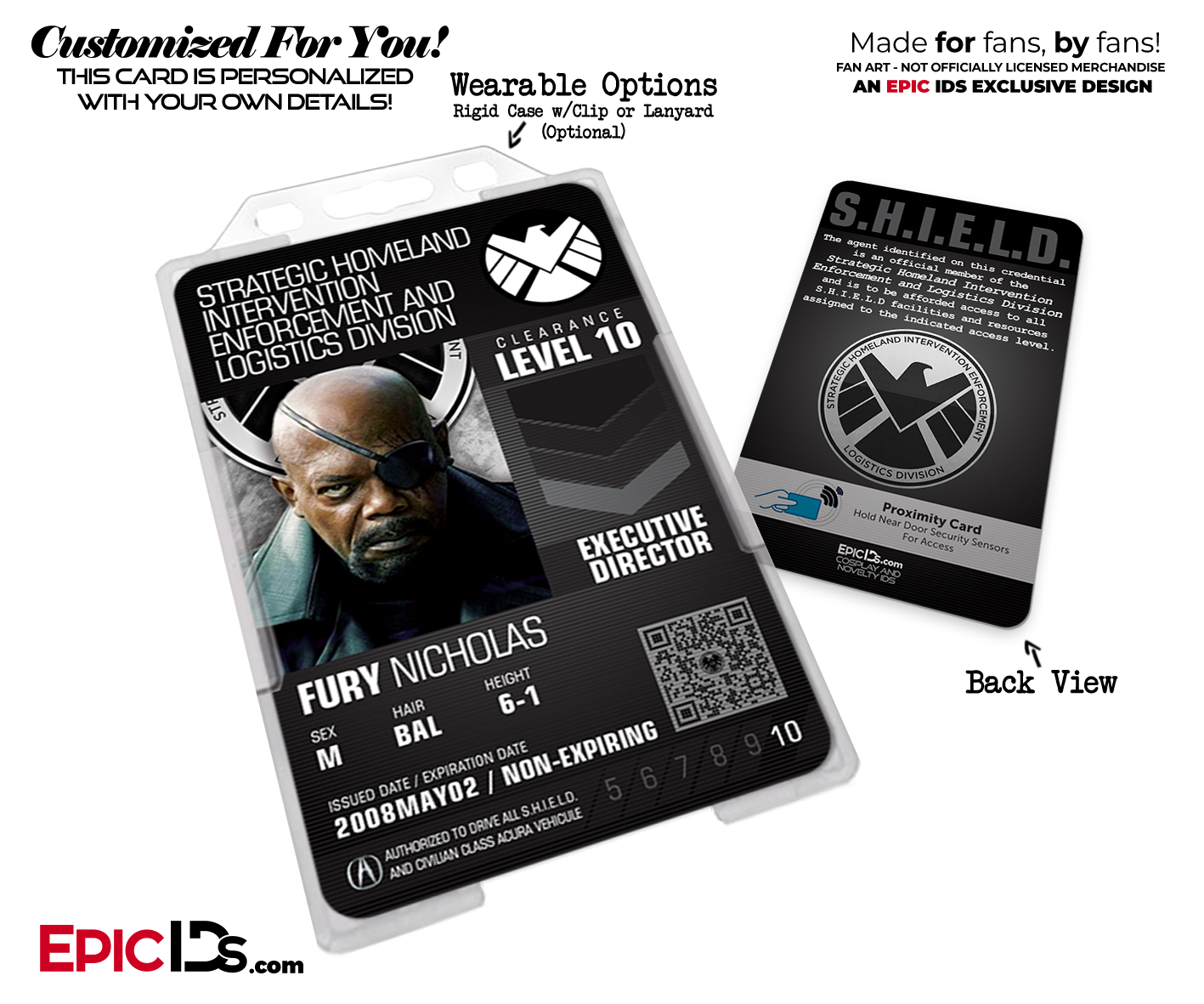 Agents of SHIELD Post Avengers Endgame Cosplay Agent ID Badge - [Movie / TV Characters] - Epic IDs
