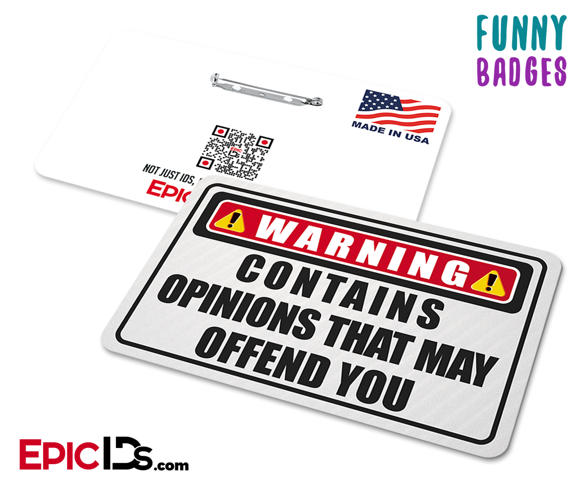 AmusePins™ Collection - Warning Sign Card Set (2-Pack) - Epic IDs