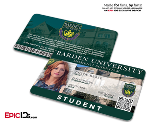 Barden University Student ID — Chloe Beale