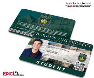 Barden University Student ID — Jesse Swanson