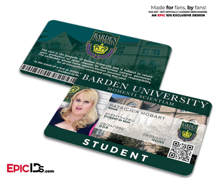 Barden University Student ID — Patricia 'Fat Amy' Hobart
