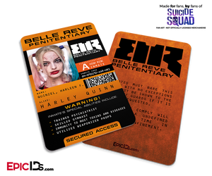 Belle Reve Penitentiary 'Suicide Squad' Inmate ID Card - Harley Quinn / Harleen Quinzel