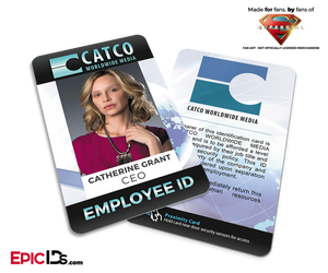 CATCO Worldwide Media 'Supergirl' Catherine Grant Employee ID