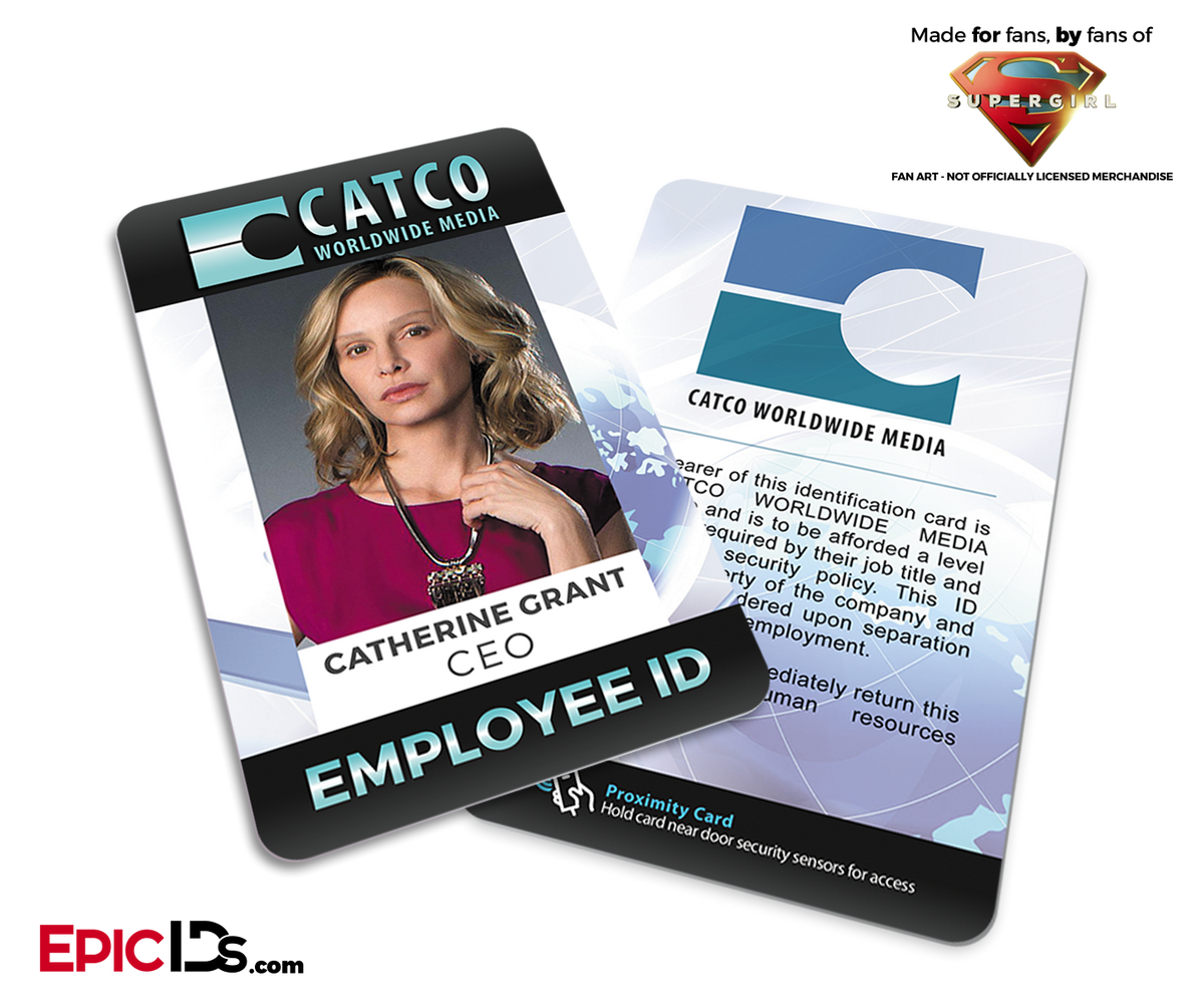 CATCO Worldwide Media &#39;Supergirl&#39; Catherine Grant Employee ID - Epic IDs