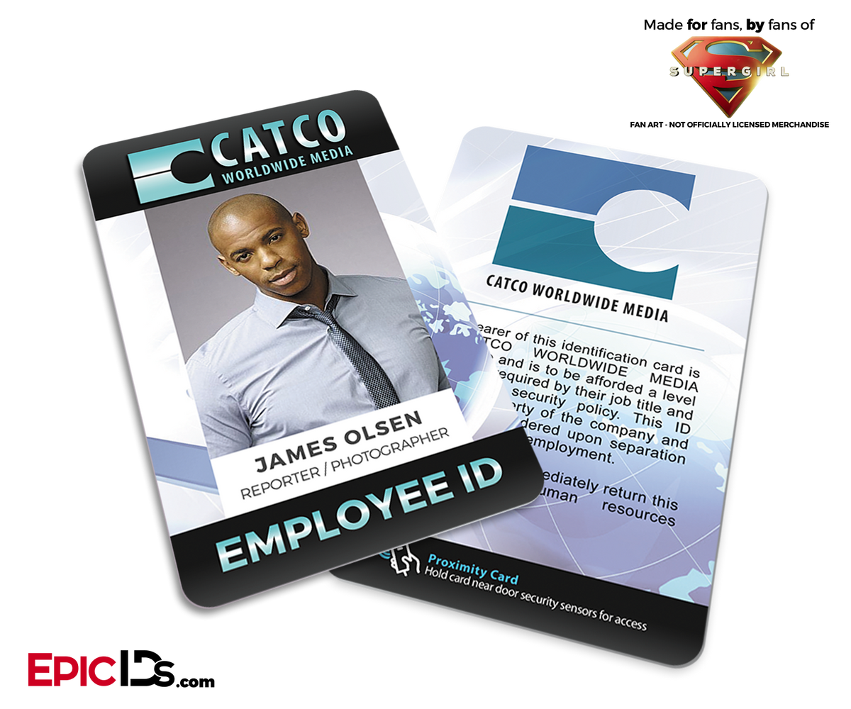 CATCO Worldwide Media &#39;Supergirl&#39; James Olsen Employee ID - Epic IDs