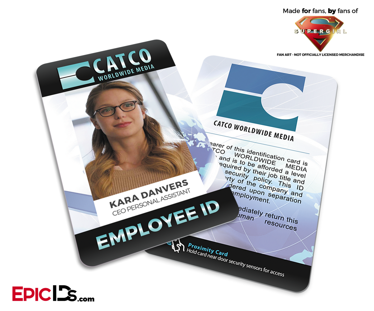 CATCO Worldwide Media &#39;Supergirl&#39; Kara Danvers Employee ID - Epic IDs