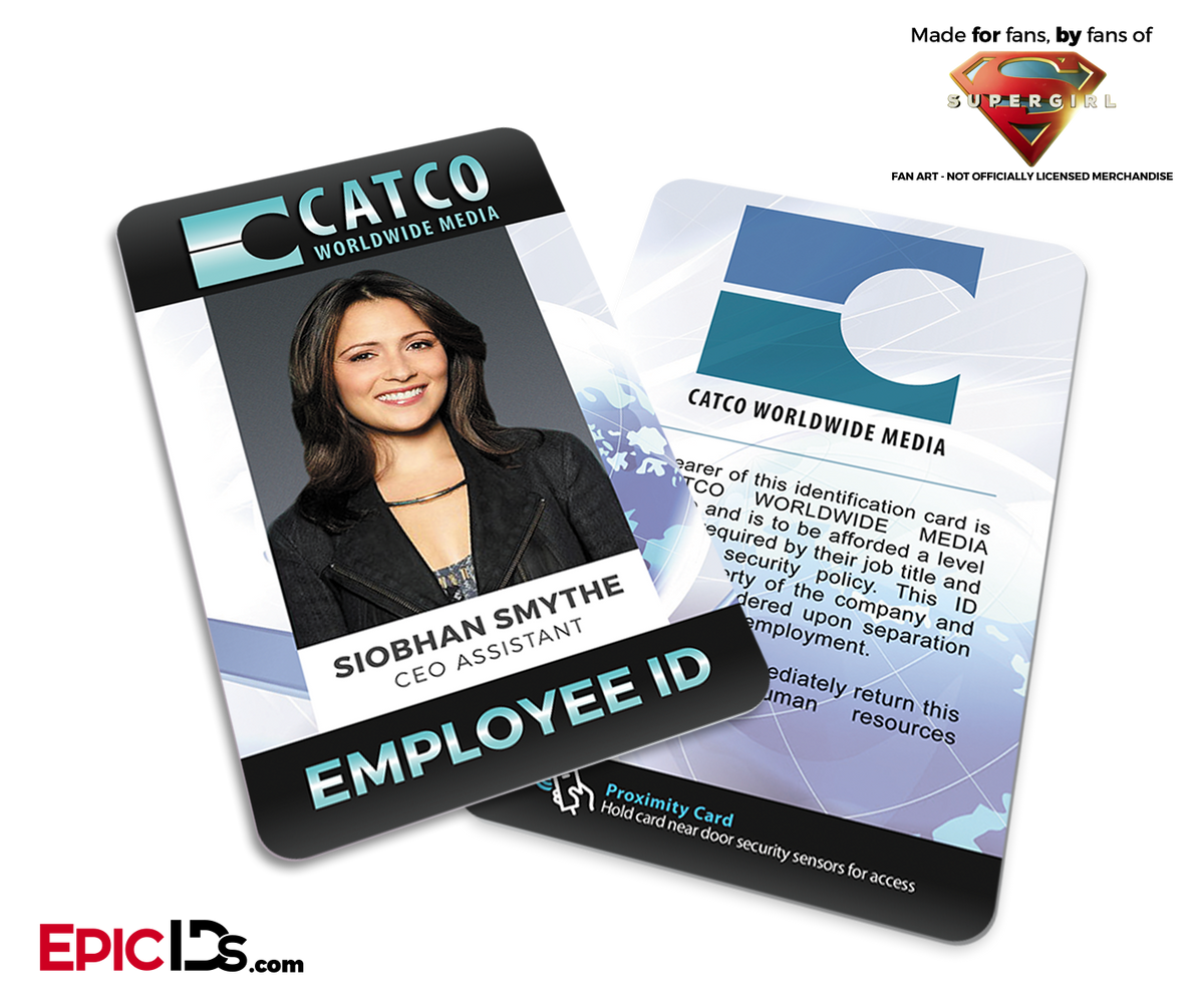 CATCO Worldwide Media &#39;Supergirl&#39; Siobhan Smythe Employee ID - Epic IDs