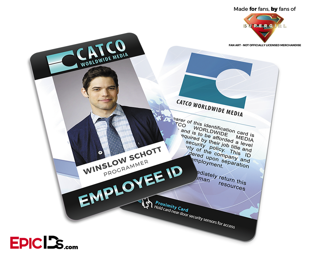 CATCO Worldwide Media &#39;Supergirl&#39; Winslow Schott Employee ID - Epic IDs
