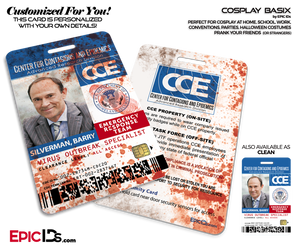CCE - Center for Contagions and Epidemics CDC Themed Cosplay ID Badge [Photo Personalized] - Epic IDs
