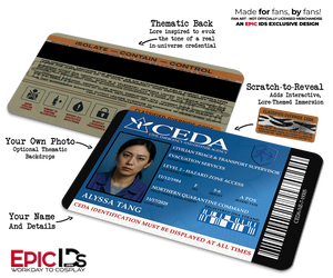 CEDA Evacuation Crew — Left 4 Dead-Inspired ID Card — Photo Personalized