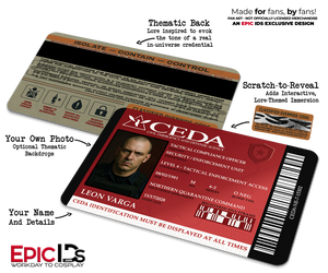CEDA Security Officer  – Left 4 Dead-Inspired ID Card