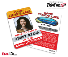 Camp Crystal Lake 'Friday the 13th — The Game' Camp Counselor Cosplay Name Badge — Jenny Myers (Girl Next Door)