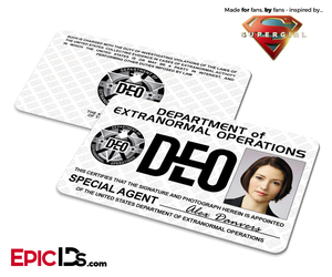 Department of Extranormal Operations (DEO) 'Supergirl' Special Agent ID — Alex Danvers