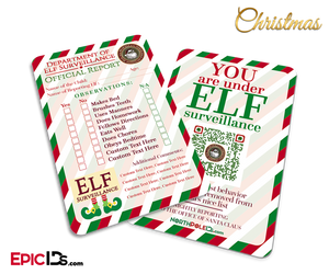 Elf Surveillance Official Report Card [Personalized] - Epic IDs