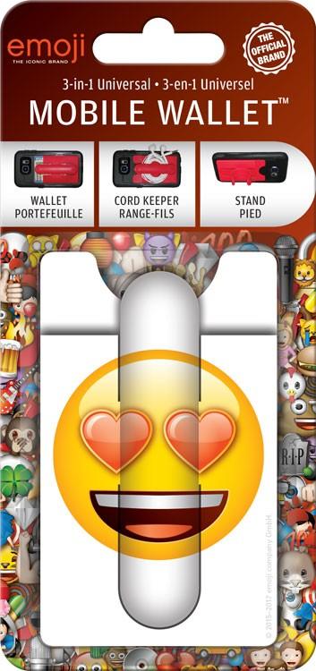 Emoji 'Heart Eyes' 3-in-1 Universal Mobile Phone Wallet - Epic IDs