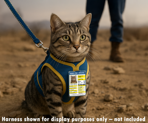 Vault-Tec Feline Animal Companion Pet ID Badge — Fallout Cosplay Prop — Photo Personalized For Cats