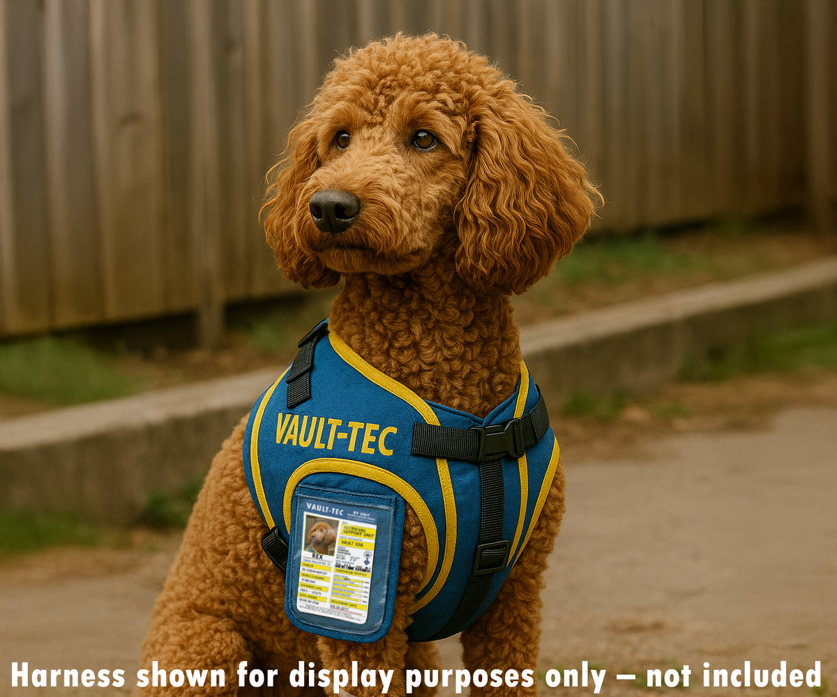 Vault-Tec K9 Animal Companion Pet ID Badge — Fallout Cosplay Prop — Photo Personalized For Dogs