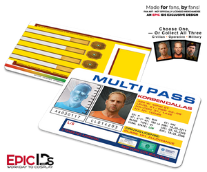 Korben Dallas Multipass ID Card — The Fifth Element — Cinematic Enhanced Edition