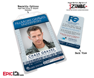 Fillmore Graves Enterprises 'iZombie' Cosplay Employee ID [TV Characters] - Epic IDs