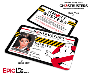 Ghostbusters Paranormal Investigation Cosplay Name Badge/ID Card - Janine Melnitz - Epic IDs