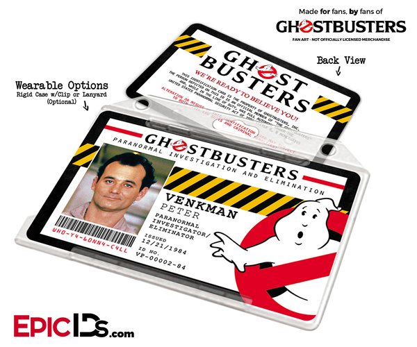 Patch Thermocollant Ghostbusters – Nom Venkman, Pour Cosplay Et Déguisement
