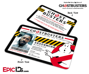Ghostbusters Paranormal Investigation Cosplay Name Badge/ID Card - Winston Zeddemore - Epic IDs
