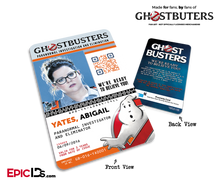 Ghostbusters Reboot Paranormal Investigation Cosplay Name Badge/ID Card — Abigail (Abby) Yates