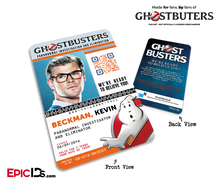 Ghostbusters Reboot Paranormal Investigation Cosplay Name Badge/ID Card — Kevin Beckman