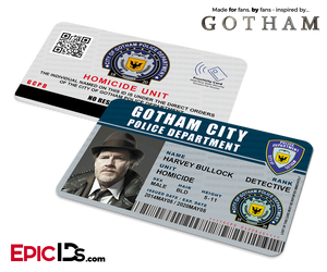 Gotham City Police Detective ID Card — Harvey Bullock