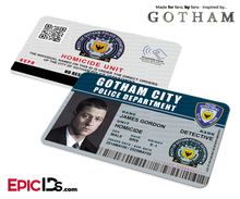 Gotham City Police Detective ID Card — James Gordon