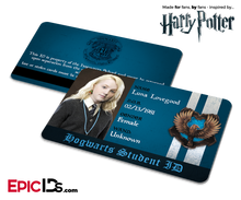 Harry Potter Inspired Hogwarts Student ID (Ravenclaw) — Luna Lovegood