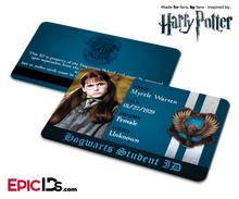 Harry Potter Inspired Hogwarts Student ID (Ravenclaw) — Myrtle Warren