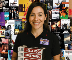 Hollywood Video Employee ID Badge — 1990s Retro Collectible — Personalized