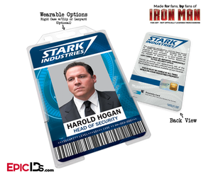 Iron Man / Avengers Inspired Stark Industries Cosplay Name Badge Employee ID [Movie Characters] - Epic IDs