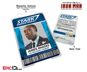 Iron Man / Avengers Inspired Stark Industries Cosplay Name Badge Employee ID [Movie Characters] - Epic IDs