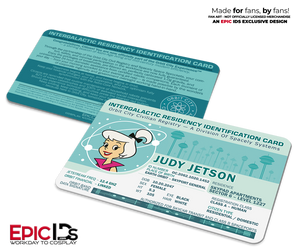 Judy Jetson Intergalactic Residency ID Card – The Jetsons – Retro Sci-Fi Collectible