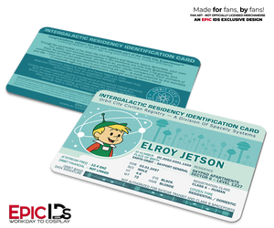Elroy Jetson Intergalactic Residency ID Card – The Jetsons – Retro Sci-Fi Collectible