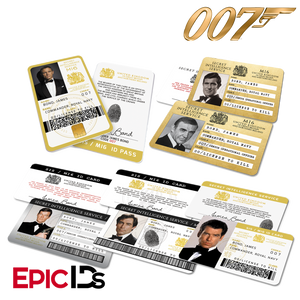James Bond 007  Inspired Secret Intelligence Service ID (Complete Collection)