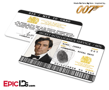 James Bond 007  Inspired (Timothy Dalton) Secret Intelligence Service ID