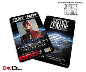 Justice League Watchtower: Hall of Justice Access Badge ID — Flash