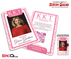 Kappa Kappa Tau 'Scream Queens' Sorority Cosplay ID — Grace Gardener