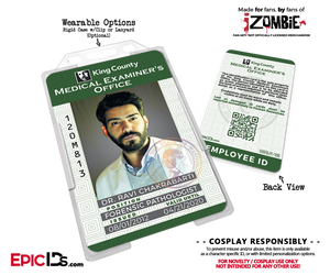 King County Medical Examiners Office 'iZombie' Cosplay Employee IDs [TV Characters] - Epic IDs
