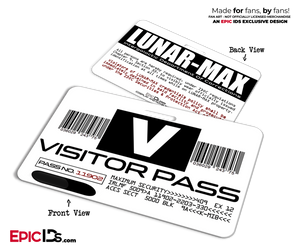 LUNAR-MAX Visitor Pass 'MIB - Men In Black' Replica Lily Poison Cosplay Badge ID - Epic IDs