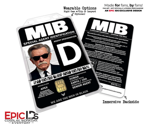 Agent D Special Agent ID Badge – Men in Black — Cosplay Prop