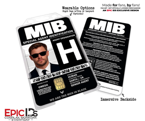 Agent H Special Agent ID Badge – Men in Black International — Cosplay Prop