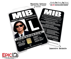 Agent L Special Agent ID Badge – Men in Black — Cosplay Prop