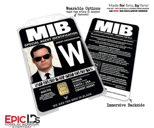 Agent W (1969) Special Agent ID Badge – Men in Black III — Cosplay Prop