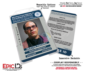 Newton Pinckney Morgue Assistant ID Badge – Men in Black — Cosplay Prop