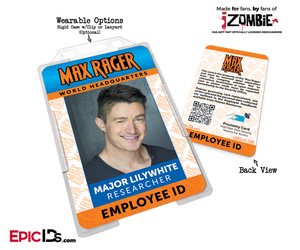 Max Rager 'iZombie' Cosplay Employee ID Name Badge [TV Characters] - Epic IDs