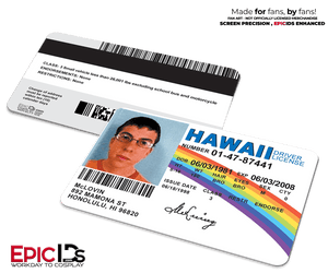 McLovin' Hawaii 'Fake ID' – Iconic License from 'Superbad'